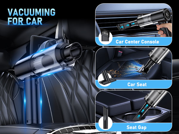 Car Vacuum Portable Cordless For Car