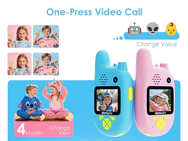 kids video walkie talkies, walkie talkies with camera, no wifi kids walkie talkies