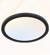 hykolity 12 Inch Selectable CCT LED Round Flat Panel Light, 24W 3000K/4000K/5000K, Edge-Lit Flush...