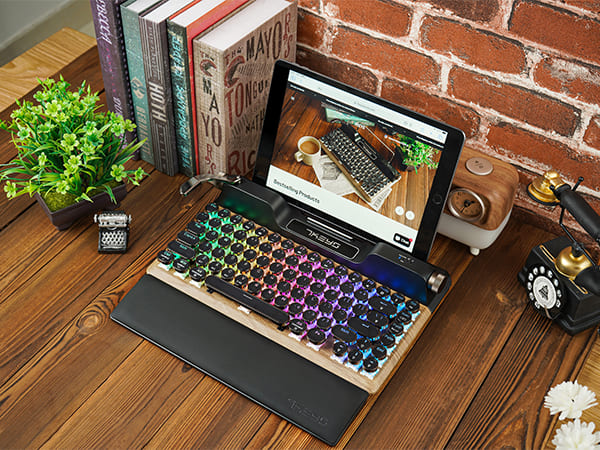 7KEYS TW1868 Typewriter Keyboard Wireless