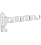 JOOM Laundry Drying Rack Wall Mounted Clothes Drying Rack Clothes Hanger White