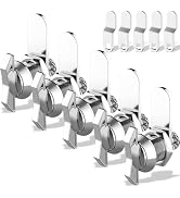 PAULINN 5/8 Inch Thumb Operated Offset Cam Lock Latch for Cabinet Mailbox Drawer RV Compartment C...