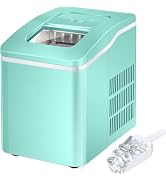 ARLIME Countertop Ice Maker Machine Portable Compact Ice Cube Maker, 9 Ice Ready in 8 Mins, 26Lbs...