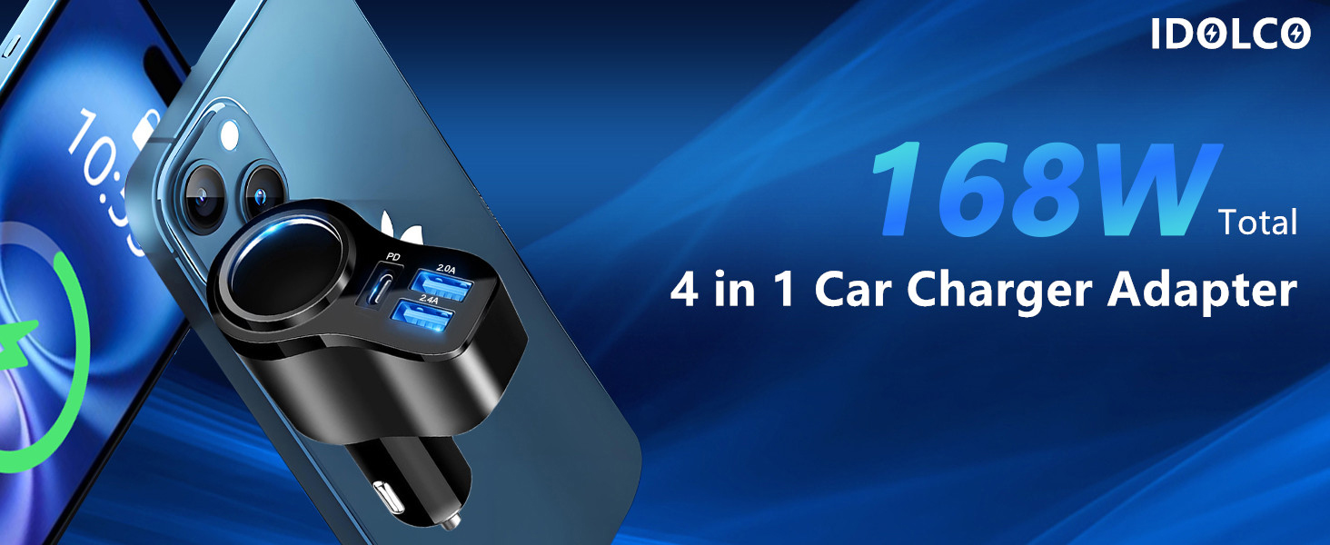 Cigarette Lighter USB Charger