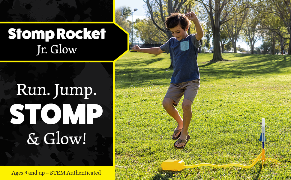 Cool Jump Activities Backyard Blaster Set Flying Science Model Foot Water Glow Yard Big Summer