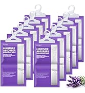 CLEVAST Moisture Absorbers Packets 10 Pack, Dehumidifier Bags for Closet, Scented Hanging Humidit...