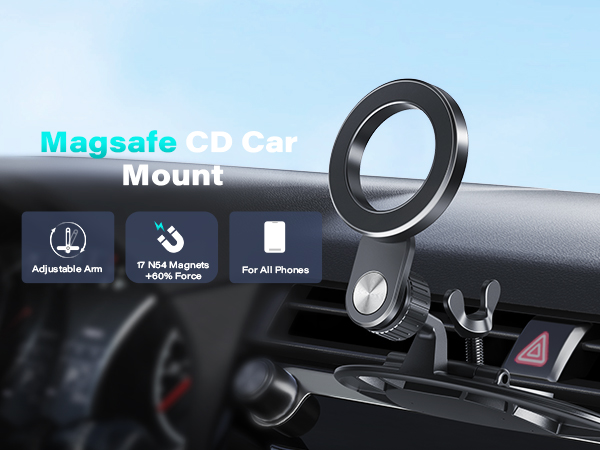 cd phone holder for car