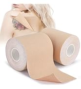 Udefineit 2 Rolls Tattoo Cover Up Tape, 3" x16.4Ft Cuttable Tattoo Tape Cover Up, Sweat-Resistant...