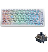 MONSGEEK M1 V5 HE Rapid Trigger Gaming Keyboard Quick Release Aluminum Mechanical Keyboard, White...