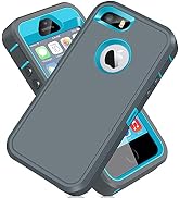 ACAGET iPhone 5S Case, iPhone SE 2016 Case, iPhone 5 Case Heavy Duty Protective Armor Shock-Absor...