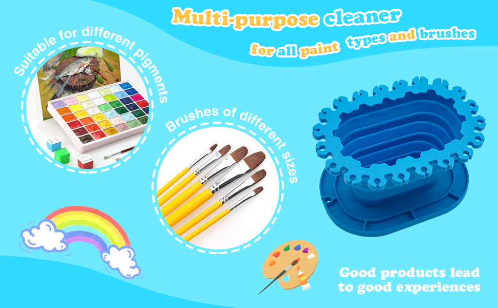 Silicone Brush Rinser for Artists