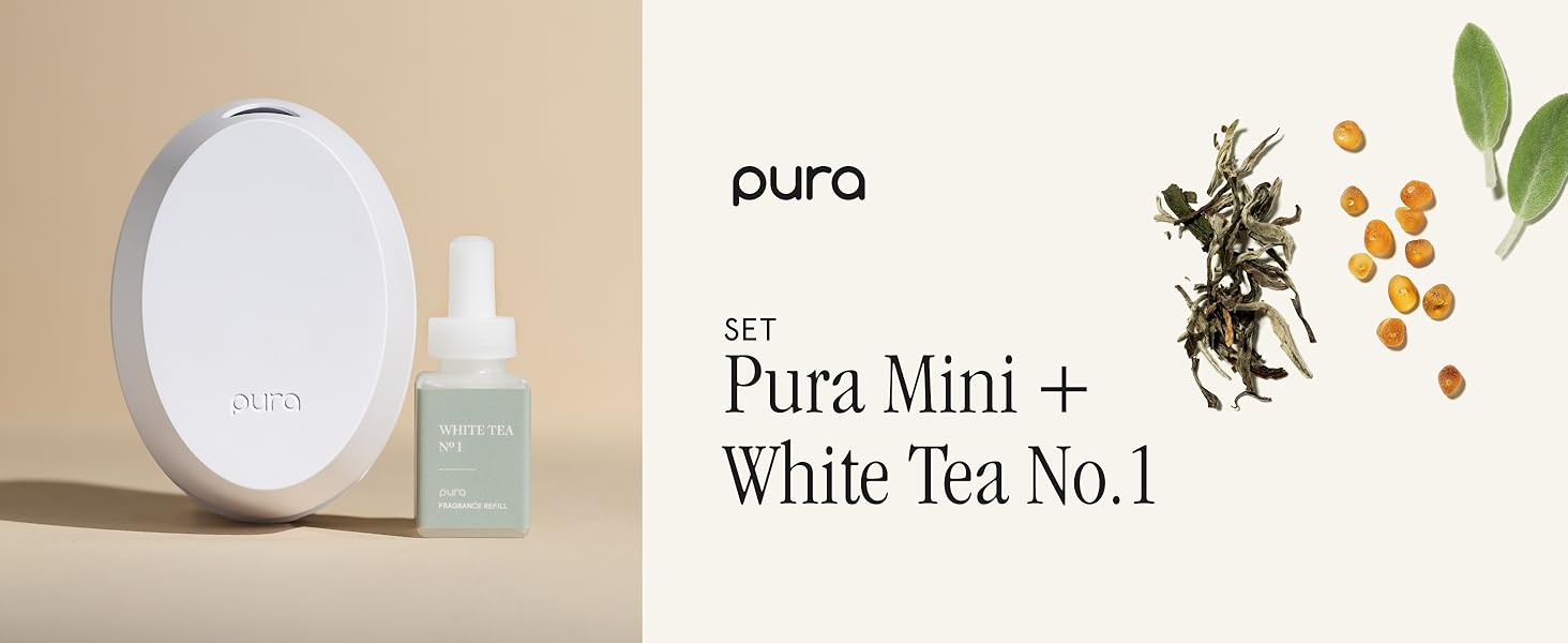 Pura Mini and White Tea No. 1