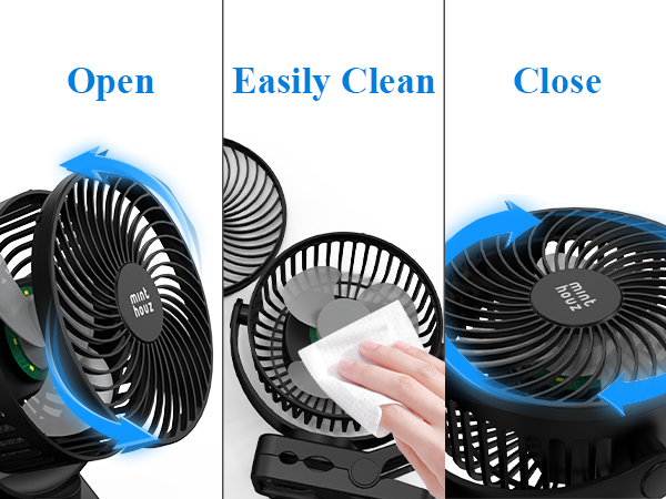Clip Fan, Quiet Fan, Desk Fan, Camping Fan