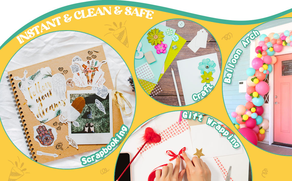 removable glue dots
