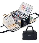 SFYBYHEART Acrylic Paint Storage, Craft Organizer, Art Supply Organizer, Art Tote Bags, Paints Br...