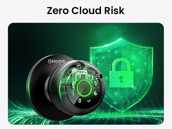 ghome smart door knob for family with code