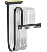 GLOTRENDS PCIe 5.0 X16 Riser Cable for GPU Server, Industrial-Grade Performance,600mm Length Righ...