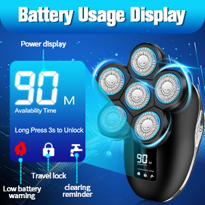 Head Shaver for Bald Men Electric Head Razors