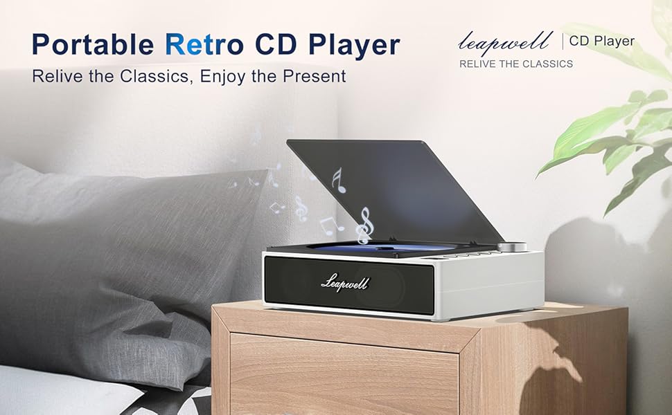 portable cd player white a01