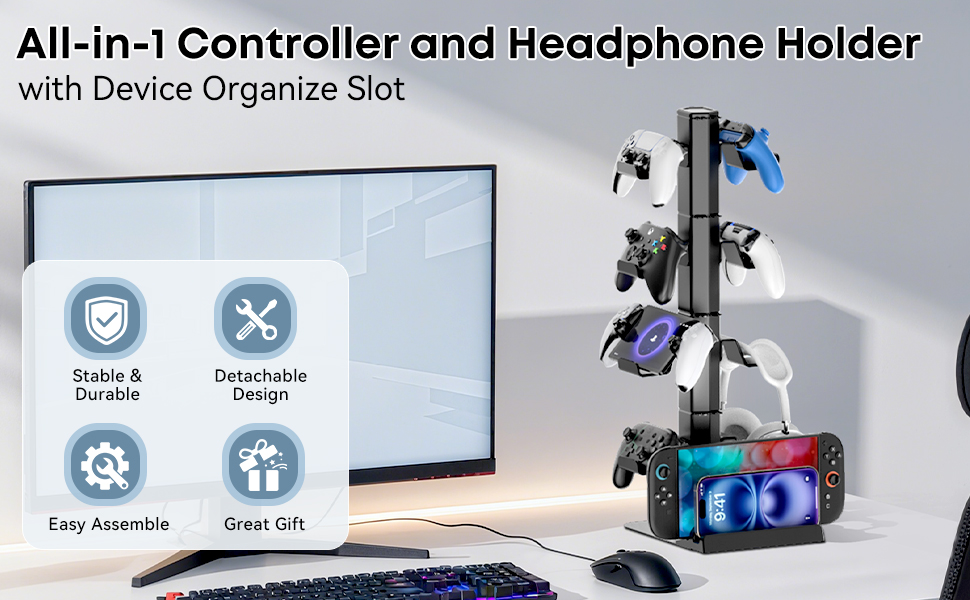 Controll Holder 8 Hooks