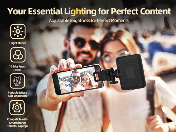 XJ71 clip on light for phone