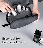 pack all Travel Toiletry Bag, Dopp Kit for Men, Water-Resistant Shaving Bag for Toiletries, Acces...