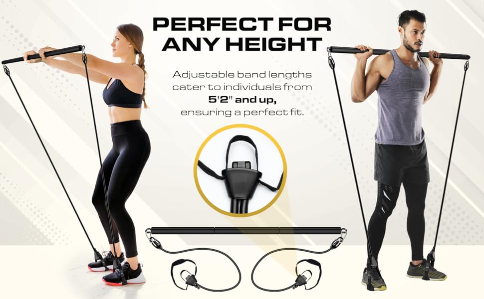 Pilates Bar - Pilates Equipment for Home Workouts 