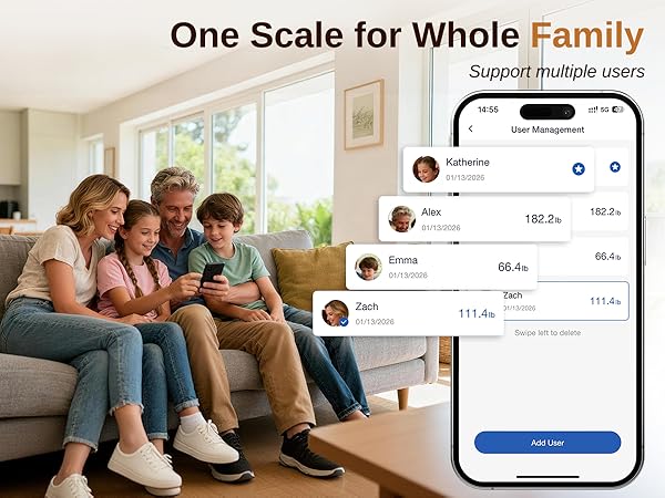 work with fitness app precision weigh scale for body weight and fat percentage