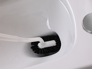toilet brush bottom cleaning