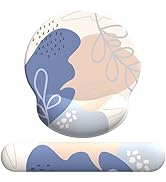 eulps Mouse Pad Wrist Support, Ergonomic Memory Foam Keyboard Wrist Pad & Gel Wrist Rest Set for ...