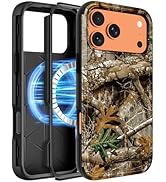 LISEVO Heavy Duty for iPhone 17 Pro Case - Compatible with MagSafe Shockproof Protective Rugged M...