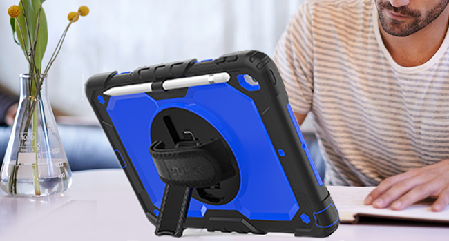 SEYMAC stock Case for iPad 9th 8th 7th Generation 10.2&amp;#39;&amp;#39;, Full-Body Drop Protection Case