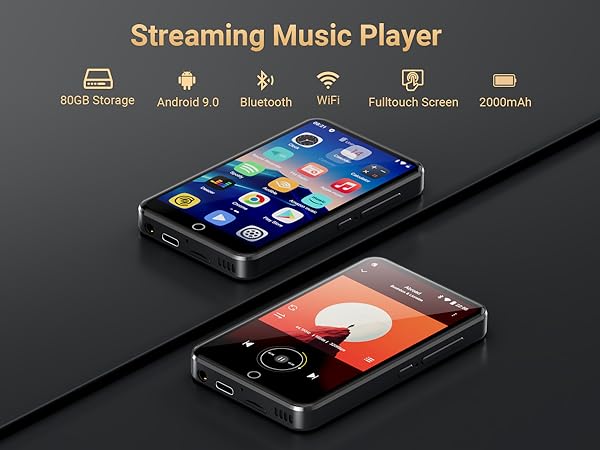 80GB MP3 Player with Bluetooth and WiFi