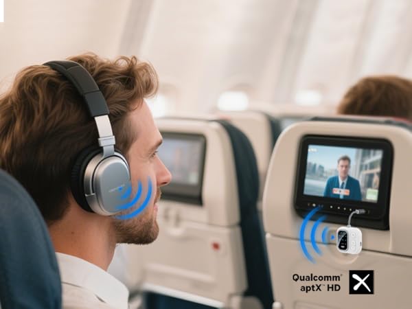 airplane bluetooth adapter for headphones