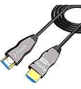 Mytrix 4K Fiber Optic HDMI Cable, 49 ft/ 15m HDMI Cable 2.0 Supports 4K@60Hz, 18Gbps, Dolby Atmos...