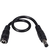 SoulBay 5.5 x 2.1mm Jack Reverse Polarity Converter Cable for Guitar Piano Pedals Keyboard, 3Amp ...