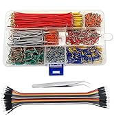 Minidodoca 840 Pcs Breadboard Jumper Wire Cables for Arduino, 14 Values, 2 mm/0.08"-125 mm/4.92" ...