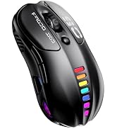 Uciefy Wireless Bluetooth Mouse, Dual Mode (BT5.1&amp;2.4GHz) Rechargeable LED Wireless Mouse, Comput...