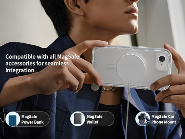 The built-in powerful magnets make wireless charging a breeze