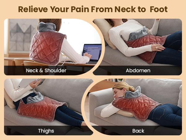 weighted heating pad