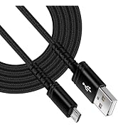 AILKIN [1Pack-6FT] Micro USB to USB A Cable Android Chargers, Fast Charging Long Droid Micro Phon...