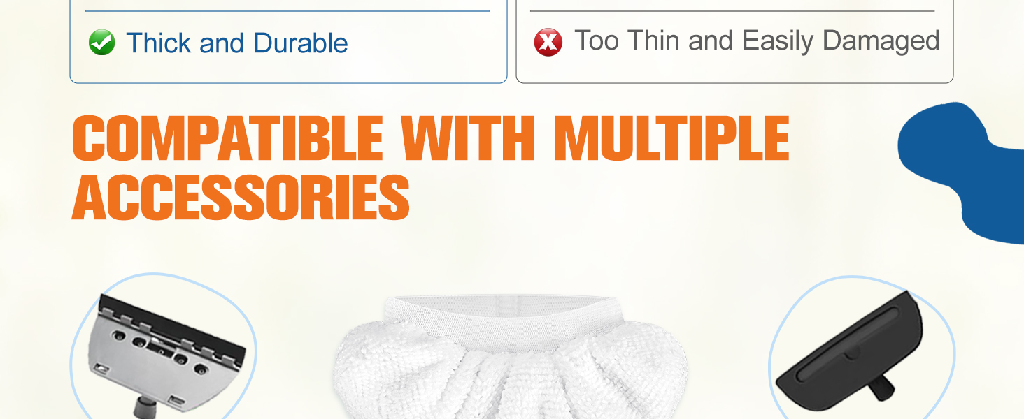 Steam Mop Replacement Pads