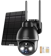 4G LTE Cellular Security Camera, 64GB SD Card/SIM Included, 2K Solar No WiFi Security Ca...