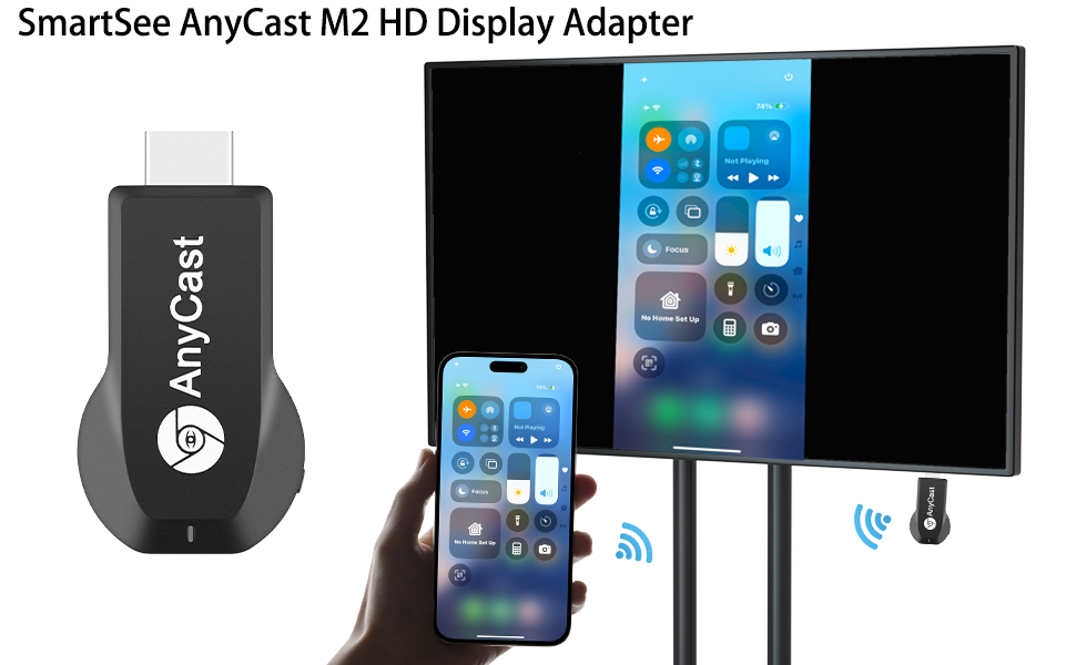 wireless hdmi display adapter streaming device mirroring screen 