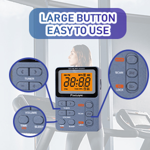 LARGE BUTTON, EASY TO USE