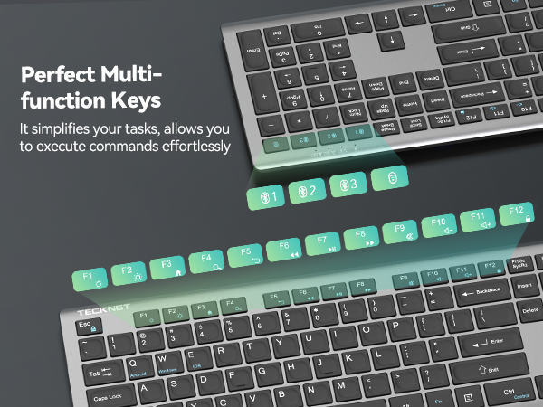 Bluetooth Keyboard Rechargeable