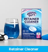 retainer denture cleaning tablets for mouthguards aligners dentures