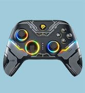 EasySMX X15 PC Controller - Enhanced Wireless Bluetooth Controller with Hall Joysticks/Hall Trigg...
