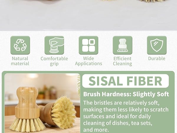 natural dish scrub brush
