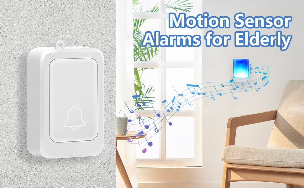 Motion sensor alarms for elderly